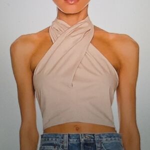 STAUD Kai Top In Biscotti Size 8
